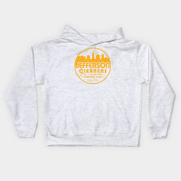 Jefferson Cleaners NYC Kids Hoodie by Yakarsin